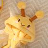 Velvet Flannel Four-Legged Clothing Pet Dog Cat Autumn Winter Warm Clothing Supplies Cartoon Bee Teddy Bear