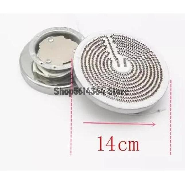 

1000W Heating Element for Mini Sun Heater/Warmer, Electric Stove, Carbon Crystal Aluminum Plate Heating Wire Kit 14cm