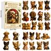 Animal Pet Blind Box Christmas Advent Ornaments - Acrylic Hanging Pendant Decorations for Christmas Tree, Collectible Holiday Gift
