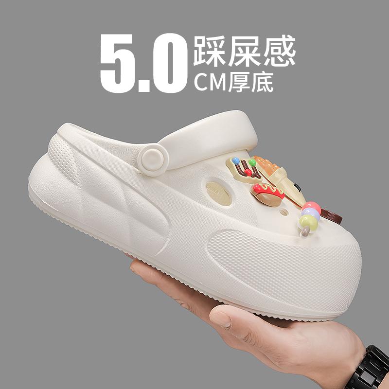 

Fashion Summer Outdoor Sandals for Women Platform Breathable Hiking Shoes Water Beach Mens Sandals Camping Climbing Aqua 35-36 бежевый