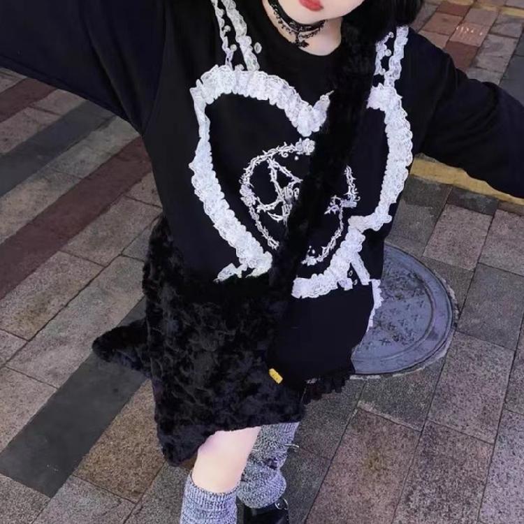 Star Shape Crossbody Bag Plush Inclined Shoulder Bag Portable Plush Shoulder Bag