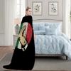Italian Hand Gesture Sing Language Funny Blanket For Soft Throw Blanket for Picnic Bed Sofa Home Bedroom Cozy Warm Comfortable