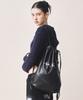 Nick&Nicole Nicole Leather String Backpack_Black
