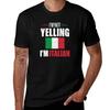 Im Not Yelling Im Italian TShirt Sporty Breathable Short Sleeve TShirt