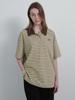 Leibeu Terry Stripe Collared T-Shirts Vw6Se344_2Color