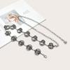 Punk Body Chain Silver Waistband Elegant Skull Waist Chain  Ladies