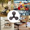 2Pcs Trolley Casters Foldable Shopping Cart Wheel  Stair Climbing Triangular Wheel Sliding Rollers Replacement Casters