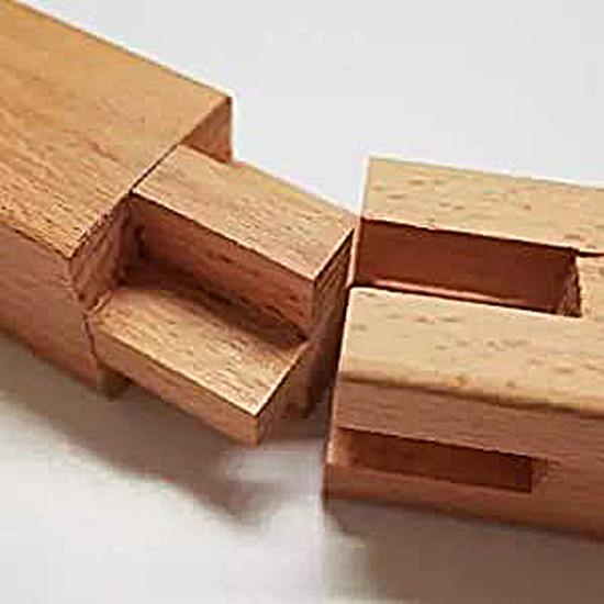 EZARC Set di 6 Scalpelli per Legno Strumenti per Intaglio del Legno Kit Scalpelli con Custodia Premium in Legno per Falegname Artigiano Regalo per Uomo