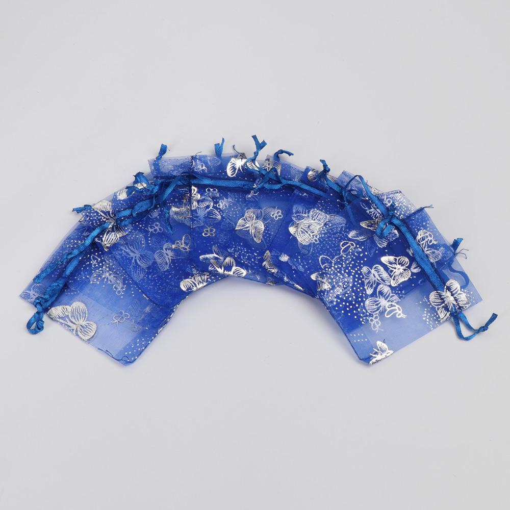 Pouches Holder Candy Storage Jewelry Packaging Bag Wedding Gift Case Drawstring Organza Bags