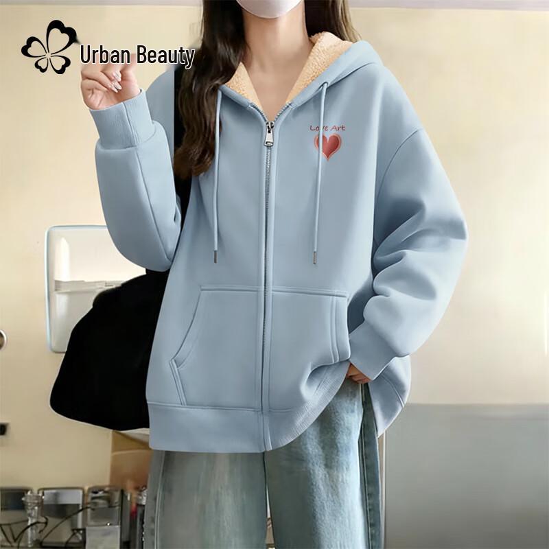 Women's Plush-Lined Hooded Fleece Jacket
