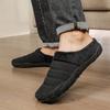 Large Size Winter Large Size Indoor Thermal Cotton Slippers Couple Style Velvet Casual Five-finger Cotton Shoes