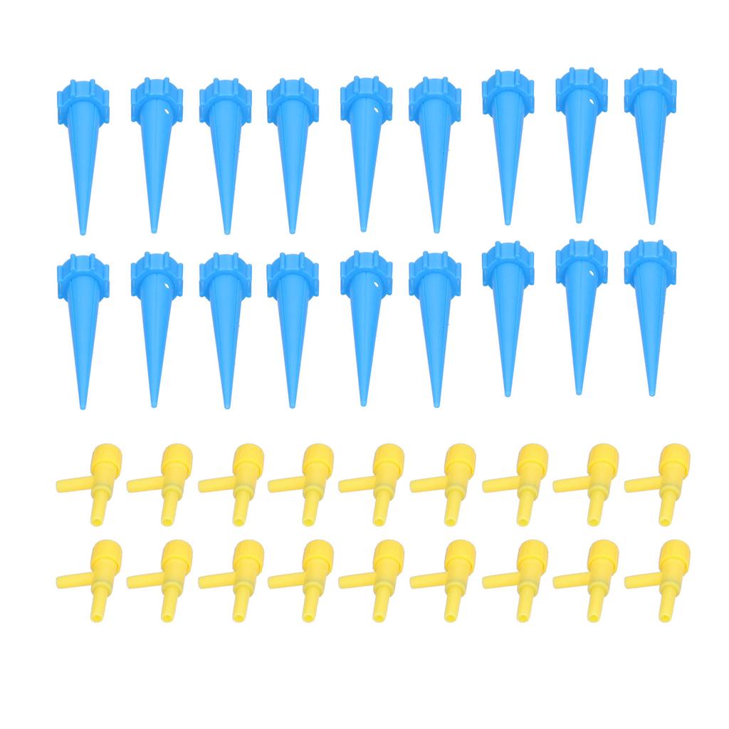18PCS Self Watering Spikes Automatic Plant Watering Devices with Control Valve SwitchBlue