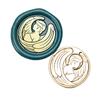 10Pcs Embossed Seal Stamp Head Scrapbooking Stamp Head for Appreciation Card Invitations Envelope Embellishment