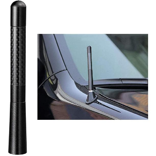 Bingfu Car Radio Stereo Antenna Mast Carbon Fiber Truck Universal Antenna Replacement