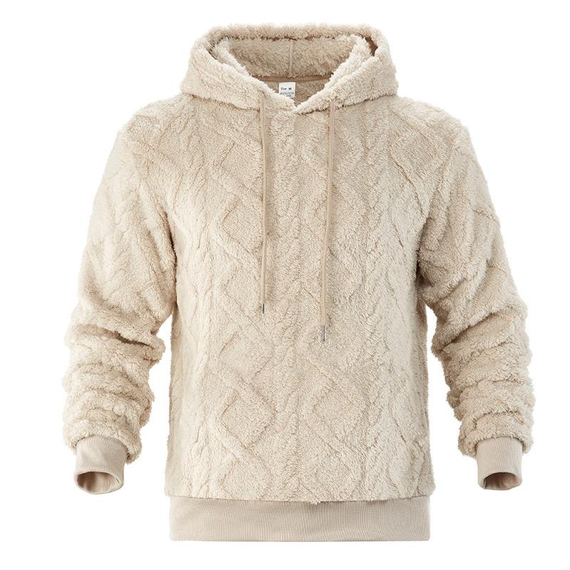 Hooded Loose Blockbuster Men's Casual Sports Fashion Fleece Sweater