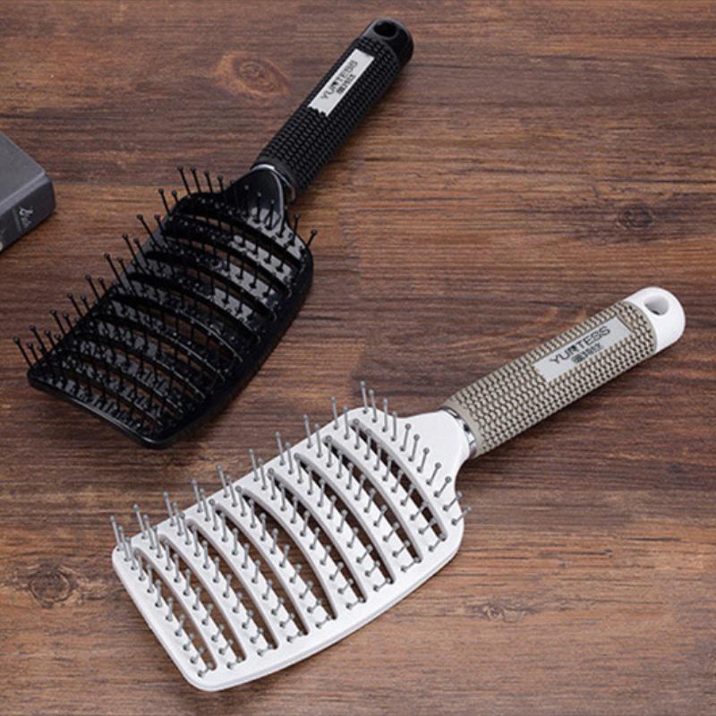 Massage Hair Brush Scalp Hairbrush Comb Professional Ribs Comb Hair Shampoo Brushes Hairdressing Comb Curly Hair Rib Comb