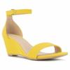Women Sandals Sexy 8cm Pointed Toe Thin High Heels Wedge Platform Ankle Strap Sandal Party Solid Color Wedding Shoes