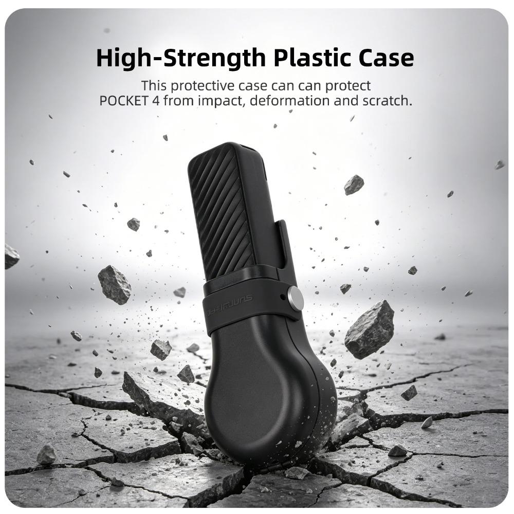 Flip Cover Gimbal Camera Protective Case With Lanyard Anti-Scratch Dustproof Colorful Screen Protector Compatible Osmo Pocket4/3