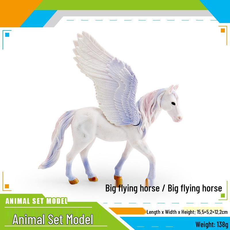 Cross-border Pegasus & Unicorn Mythical Creature Model for Kids