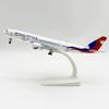 20cm A330 AIR Nepal Airlines Metal Airplane Alloy Diecast Model Plane 1/400 Scale Aviation Aircraft With Landing Gear Collection