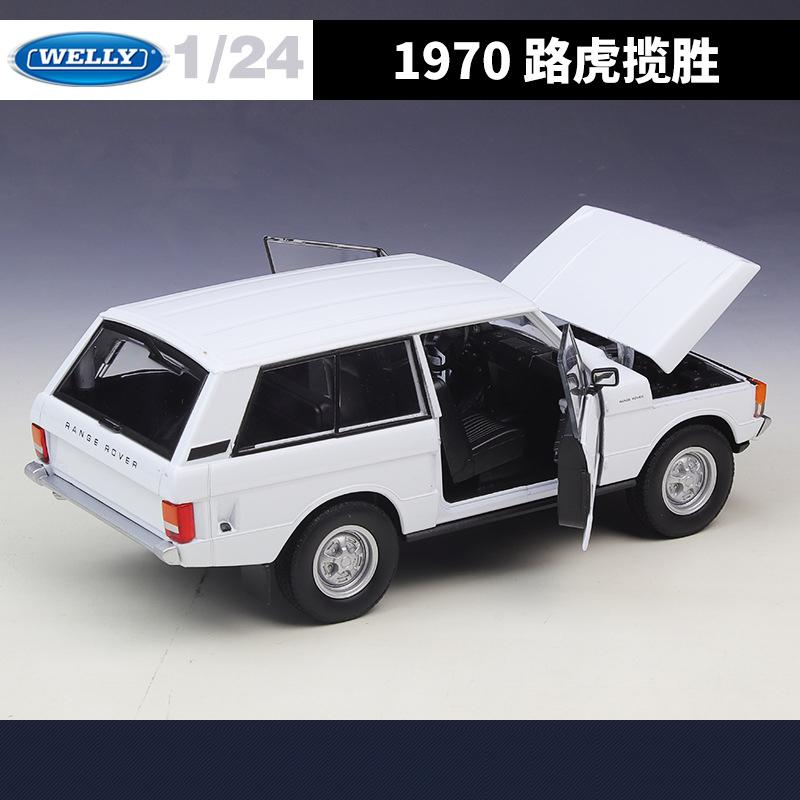 WELLY 1:24 1970 Range Rover SUV Alloy Car Model Diecasts Metal Off-road Vehicles Car Model High Simulation Collection Kids Gifts