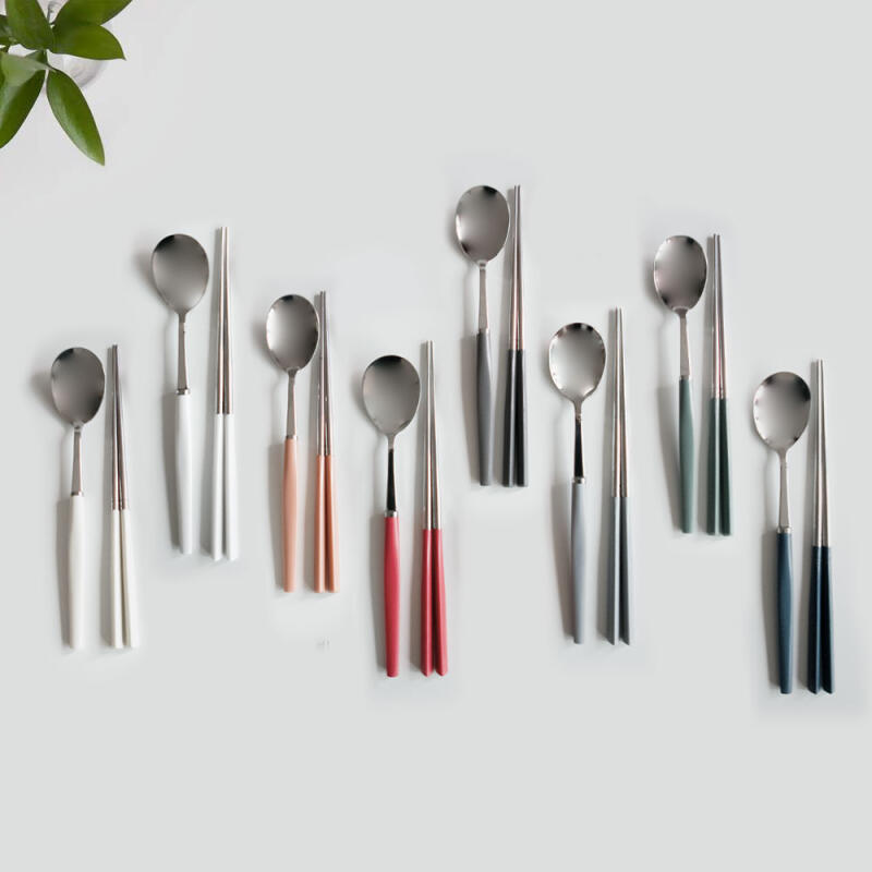 

Nicott Neat Stainless Steel Color 4-Person Cutlery Set Rose beige