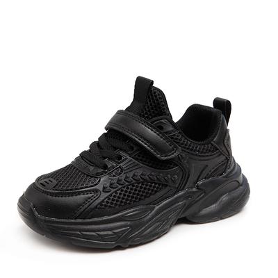 Children's Sports Shoes Spring and Autumn Girls Anti-skid Breathable Running Shoes Boys Solid Color Uniform School Casual Shoes