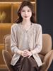Classic Knitted Wool Cardigan for Women - Age-Defying Sweater Coat for Autumn/Winter