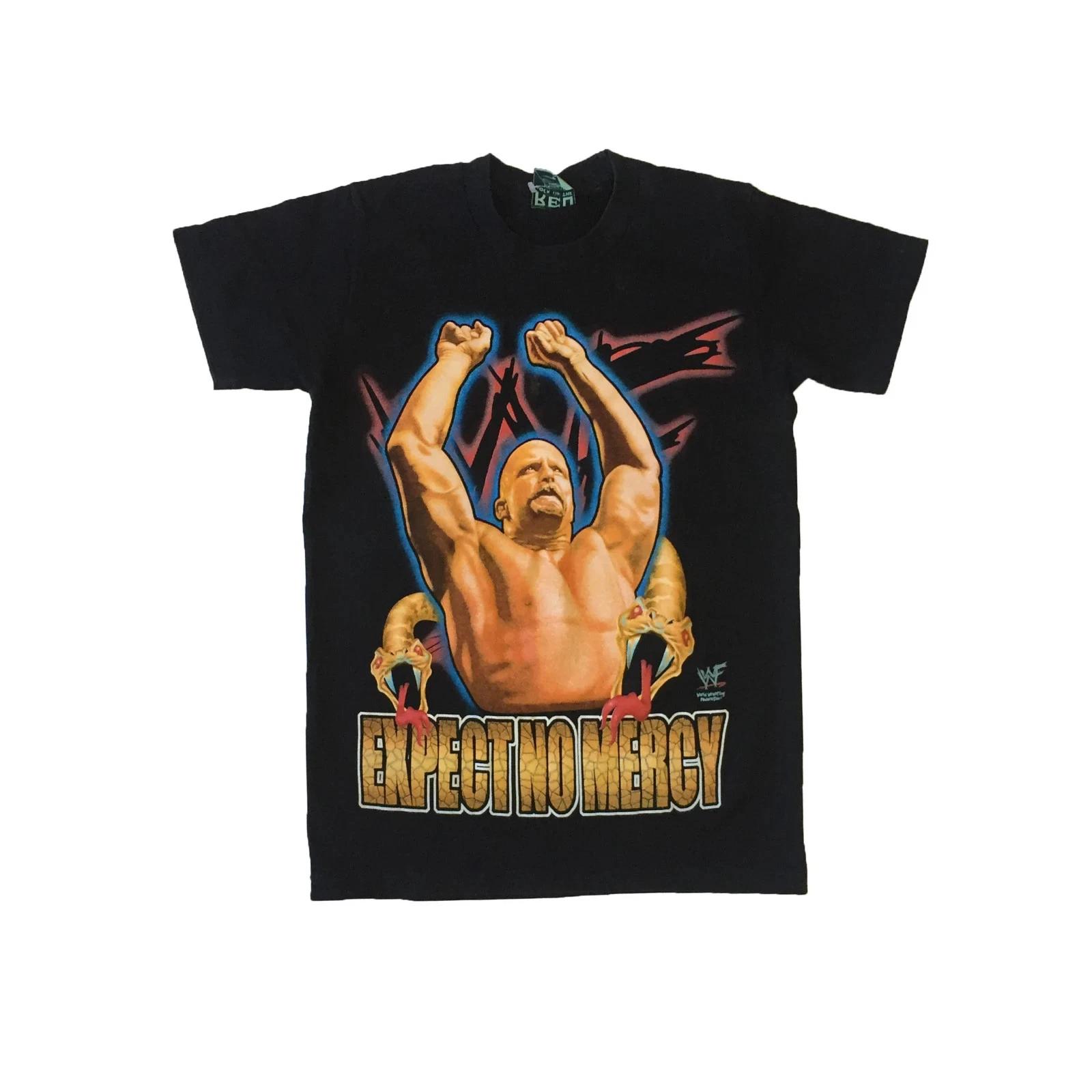 

Vintage Stone Cold Steve Austin Expect No Mercy T-shirt Wrestling WWF Tee S M