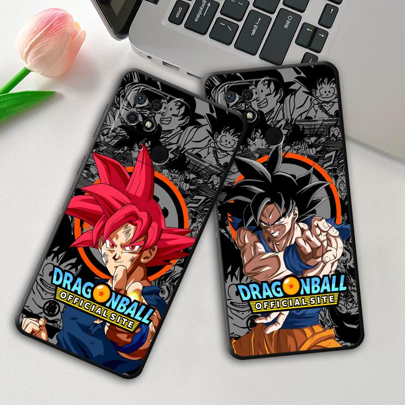 Dragon Ball Son Goku Funda Phone Cover Case for Xiaomi Poco F8 F1 C75 C71 F3 M5 M3 M4 M7 Pro X3 X4 X5 X7 Pro C61 C50