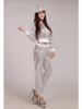 Women's Performance Costumes: Adult Jazz, Modern, Street, and Hip-Hop Sequined Dance Attire