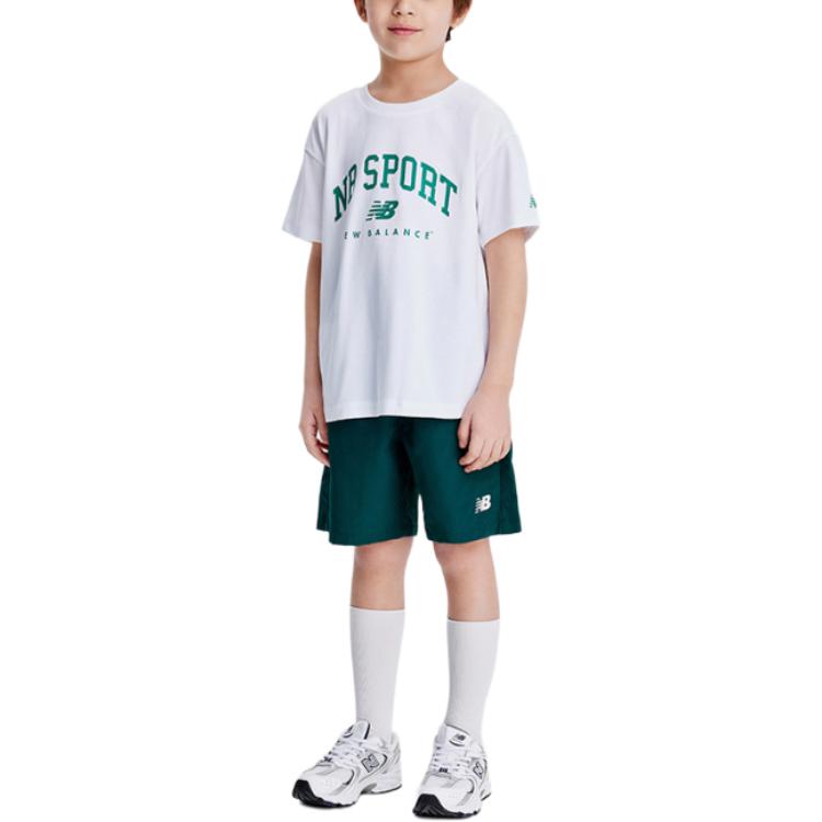 New Balance T Shirt White Children Aged 3 7 Years Old 7EE2E043-10