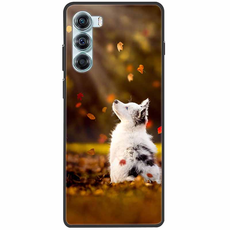 Cool Soft Cover For Moto G200 5G Case G 200 Silicone Black Protective Cases For Motorola Moto G200 5G Cover for MotoG200 Cute
