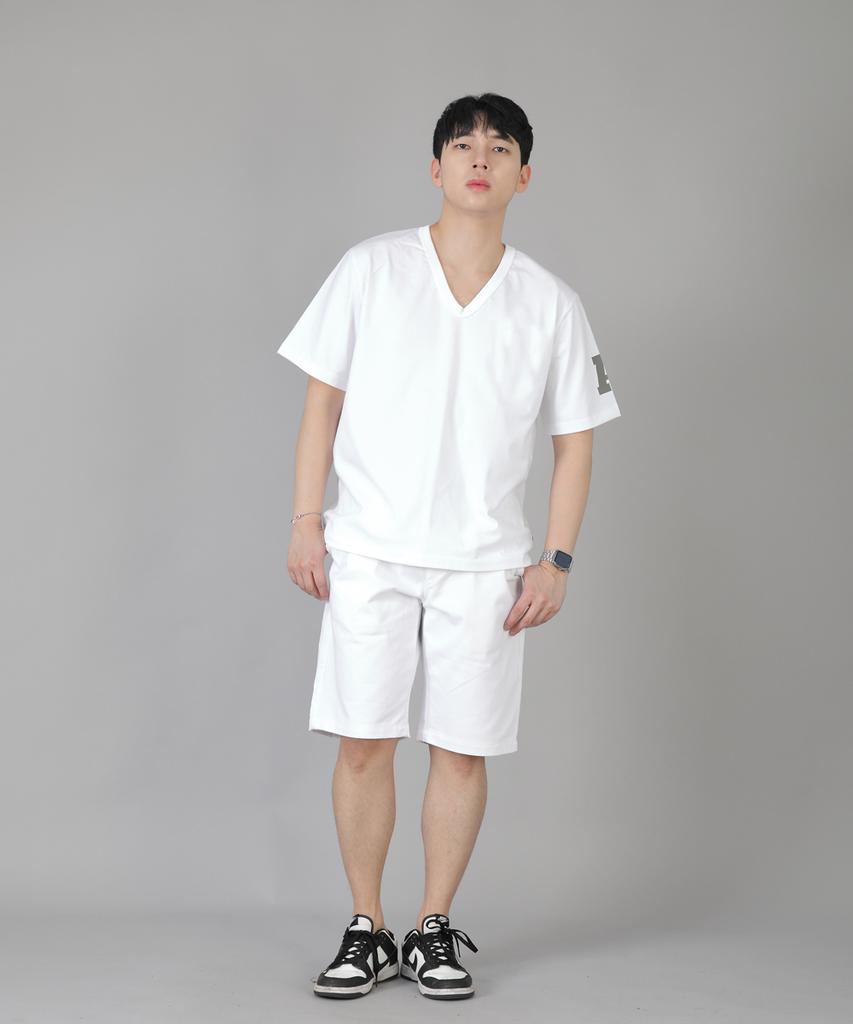 Seinteukeulu Regular Shorts Eres-351 White