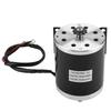 Heijom 2500 RPM Electric Motor DIY 500W DC 24V High Speed Motor with Bracket Permanent Magnet Go Kart for Electric Bike Electric Scooter Motor,