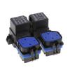 4 Pack Waterproof 40 Amp 12V Car Automotive 5-Pins Relay with Holder Sockets Kit