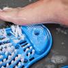 1-2PC Shower Foot Cleaner Scrubber Massager Washing Brush Foot Foot Rasps Remova Dead Skin Exfoliating Slippers Bathroom Tools