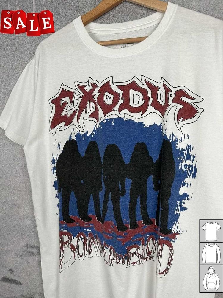

New Exodus Bonded By Blood Rock Band Gift For Fans Men All Size TShirt WE317 Unisex T-Shirt S