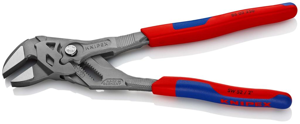 KNIPEX Zange Comfort Zinklegierung Schraubenschlüssel, 250mm, Griff, Plattiert, 8602-250