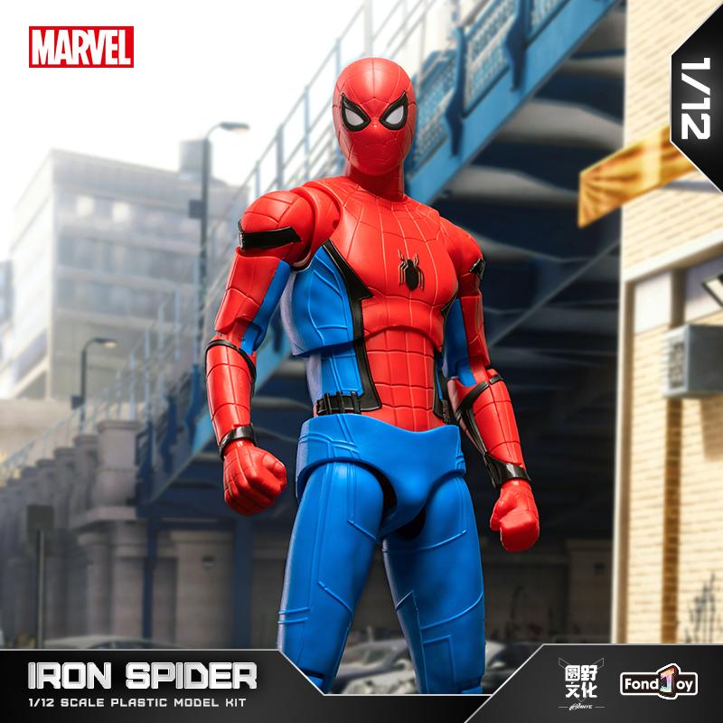 FondJoy Marvel Spider-Man Venom Genuine Articulated Action Figures Model Kit Desktop Ornaments Boy Splicing Trendy Toy Gift 1/12 Poseable Scale