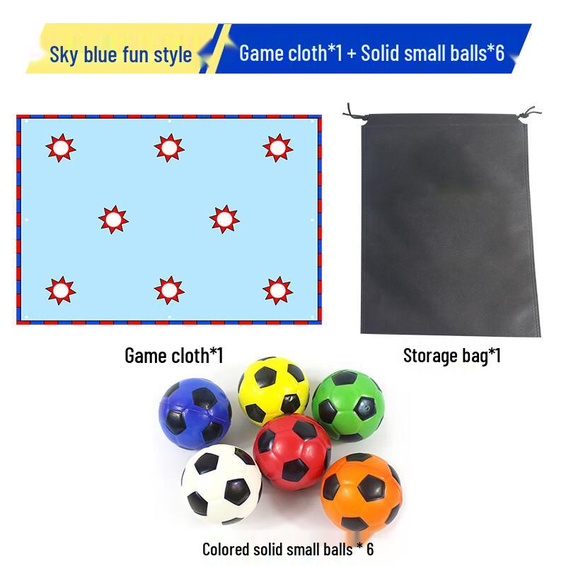WEZHO Rainbow Activity Mat with Balls
