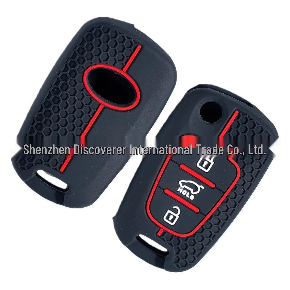 Kia Car Models Three-Button Silicone Key Cover (Forte, K5, Carens, Sportage, K3, Sorento, K2)