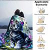 1pc Tiger Cub Blanket Lightweight Flannel Blanket Throw Blanket For Sofa, Bed, Travel, Camping, Livingroom, Office yy251015188