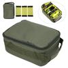 Waterproof Fishing Tackle Bag Double Zipper Closure Reel Organizer Case  for Anglers Use