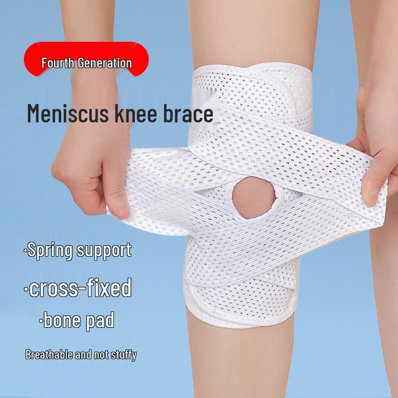 Japanische Sport-Knieschoner: Meniskusstütze & Patellaband für Bergsteigen, Laufen & Radfahren