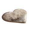 30 x 40 cm Love Heart Shape Plyšový koberec Protiskluzový koberec Rohož na dveře Domácí dekorace na postel