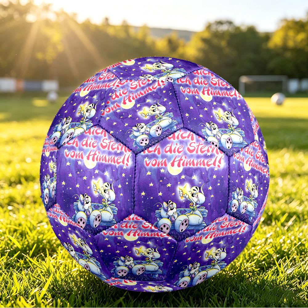 Diddl Print Size 5 Soccer Ball Durable Shock?Absorbing Sports Ball For Training Match Outdoor Playing