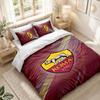 Bedding Set 1 Duvet Cover 2 Pillowcases AS Roma Print Bedroom Home Decoration