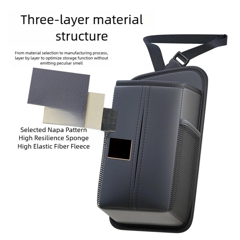 Jumbo Car Seat Side Storage Pocket Oversized Mesh Organizer Automotive Essentials Cross Border Version