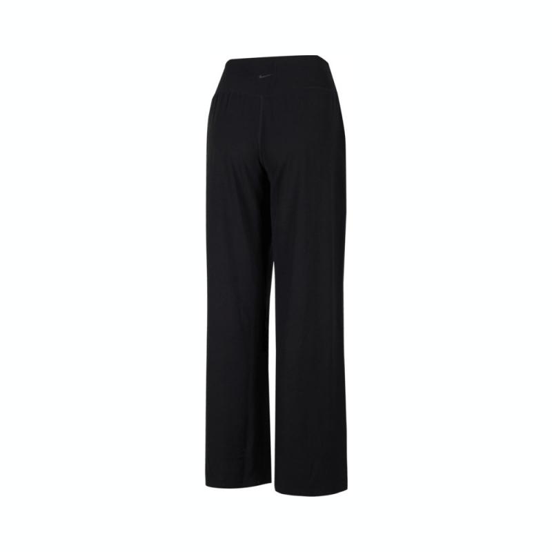 Nike Solid Color Versatile Comfortable Casual Knit Sports Pants Women Bottoms Black HJ5361-010